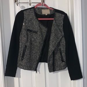 Banana Republic Silver Black Blazer